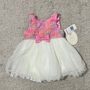 American Princess 12 MO Pink Festive Dress